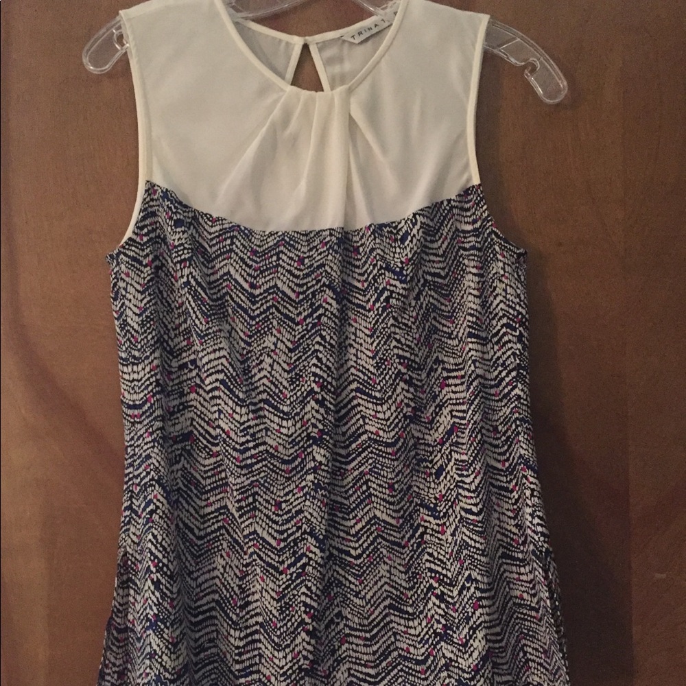 Trina Turk Sleeveless silk blouse